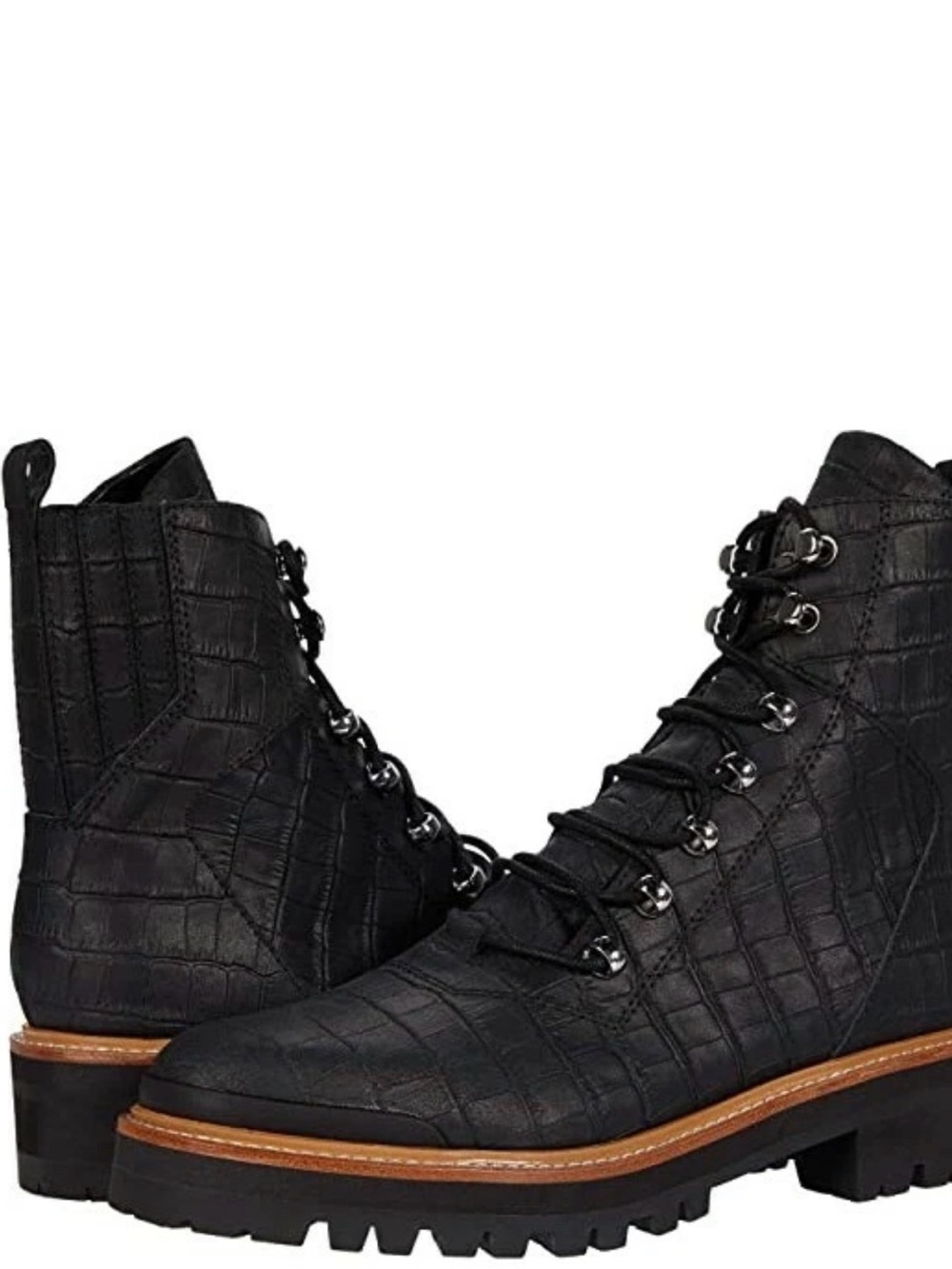 Marc Fisher Izzie Lace-Up Combat Boots
